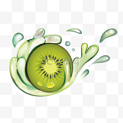 创意水果蔬菜卡通图片_创意活力绿色水果