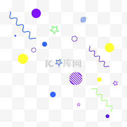 氛围电商图片_卡通矢量促销漂浮氛围电商