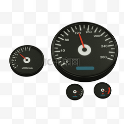速度表刻度图片_速度仪表加速度油耗表温度表元素