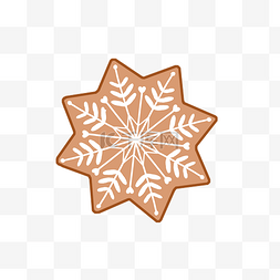 2018圣诞节雪花饼干装饰图
