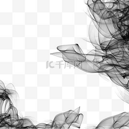烟雾创意素材图片_创意黑色烟雾素材图