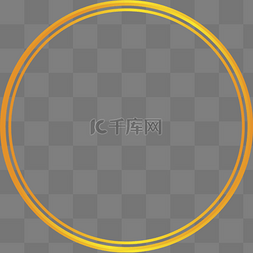 金色圆环素材图片图片_圆环金色边框