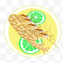 虾虾米大虾小虾虾仁柠檬虾