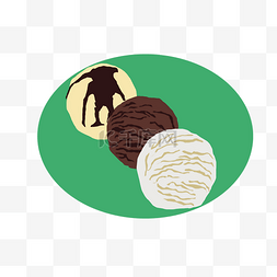 美味的冰淇淋雪糕图片_卡通冰淇淋矢量图
