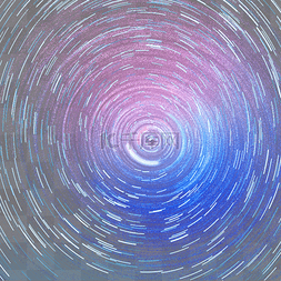 科幻质感图片_蓝紫色质感渐变轨迹星轨元素