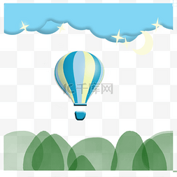 白纸飞机图片_立体纸飞机热气球