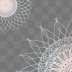 几何线条渐变图片_渐变蕾丝文艺线条底纹元素下载