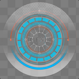 vr虚拟现实边框图片_AI人工智能圈儿框科技感