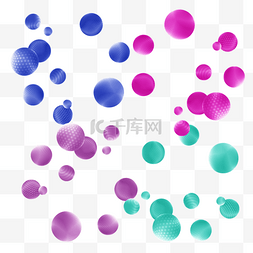 618大促紫色图片_618促销装饰球体小元素多边形c4d