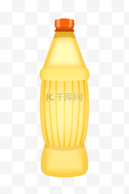 漂亮罐子图片_手绘黄色瓶子