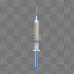 疫苗蓝色医疗PNG