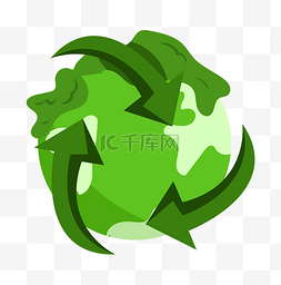 绿色低碳生活图片_绿色低碳环保插画
