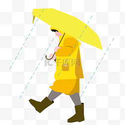 雨伞雨水图片_雨衣雨水节气