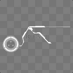 仪表刻度表图片_科技感边框智能边框HUD