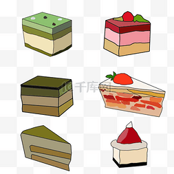 餐厅装饰画图片_美味日系蛋糕系列