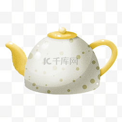 白色茶壶水壶