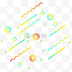 卡通矢量促销漂浮氛围电商