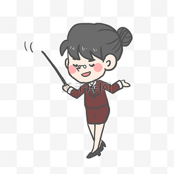 眼镜合集图片_年轻女老师PNG