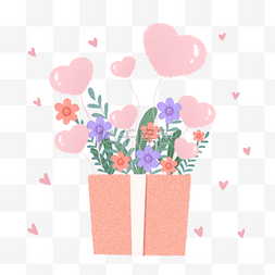 情人节植物爱心礼盒