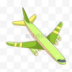 绿色的飞机 