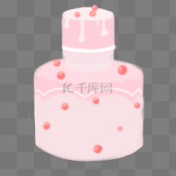 粉色可爱蛋糕食物