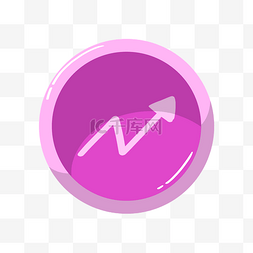紫色的开始按钮插画