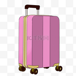 粉色行李箱图片_粉色行李箱