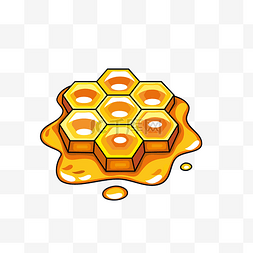 卡通的蜂巢矢量免抠图