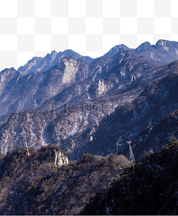 云雾缭绕png图片_起伏的山大山高山山景