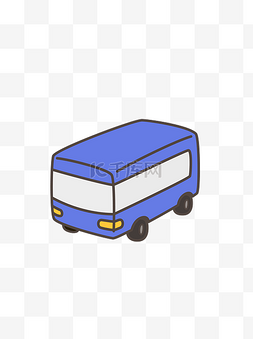 玩具图片_卡通可爱矢量玩具巴士车