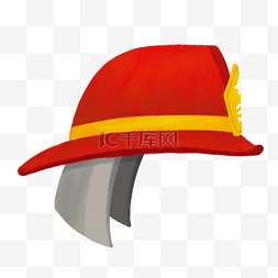 手绘消防安全防火帽