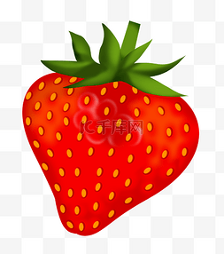 仿真草莓素材图片_新鲜的草莓