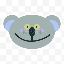 灰色大嘴猴子