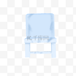  蓝色沙发椅 
