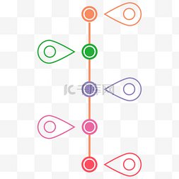 星云元素ppt图片_矢量PPT时间轴装饰图案