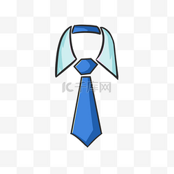 男士蓝色领带礼物