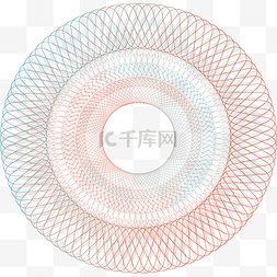 紫色波纹图片_唯美蓝紫色线条图案元素