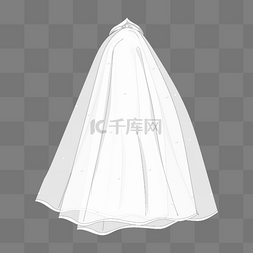 新娘白色头纱图片_白色皇冠珍珠装饰新娘头纱