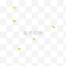 漂浮花瓣黄色图片_漂浮的黄色花瓣下载