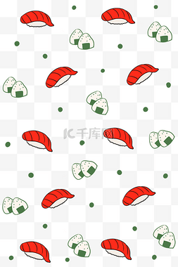 插画图片_美食底纹