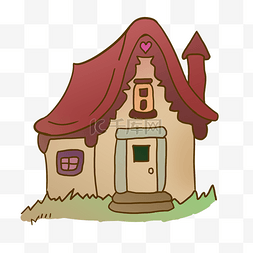 小绿草图片_可爱小房子