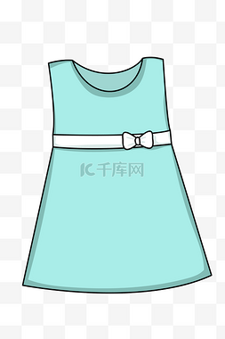 女童连衣裙图片_手绘裙子插画