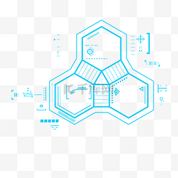 矢量点线科技图片_科技感几何图形点线面点缀线条图