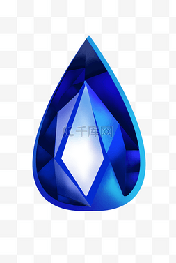 水滴形的钻石 