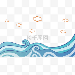 蓝色的海洋免抠图