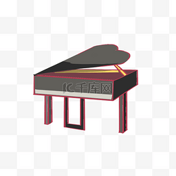 一台钢琴图片_ 钢琴乐器 