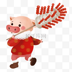 猪年金猪糖葫芦