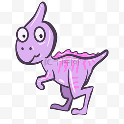 可爱紫色的腹栉龙