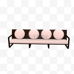 中式家居素材图片_中式沙发免抠图案