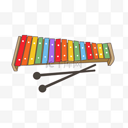 彩色乐器图片_儿童乐器木琴